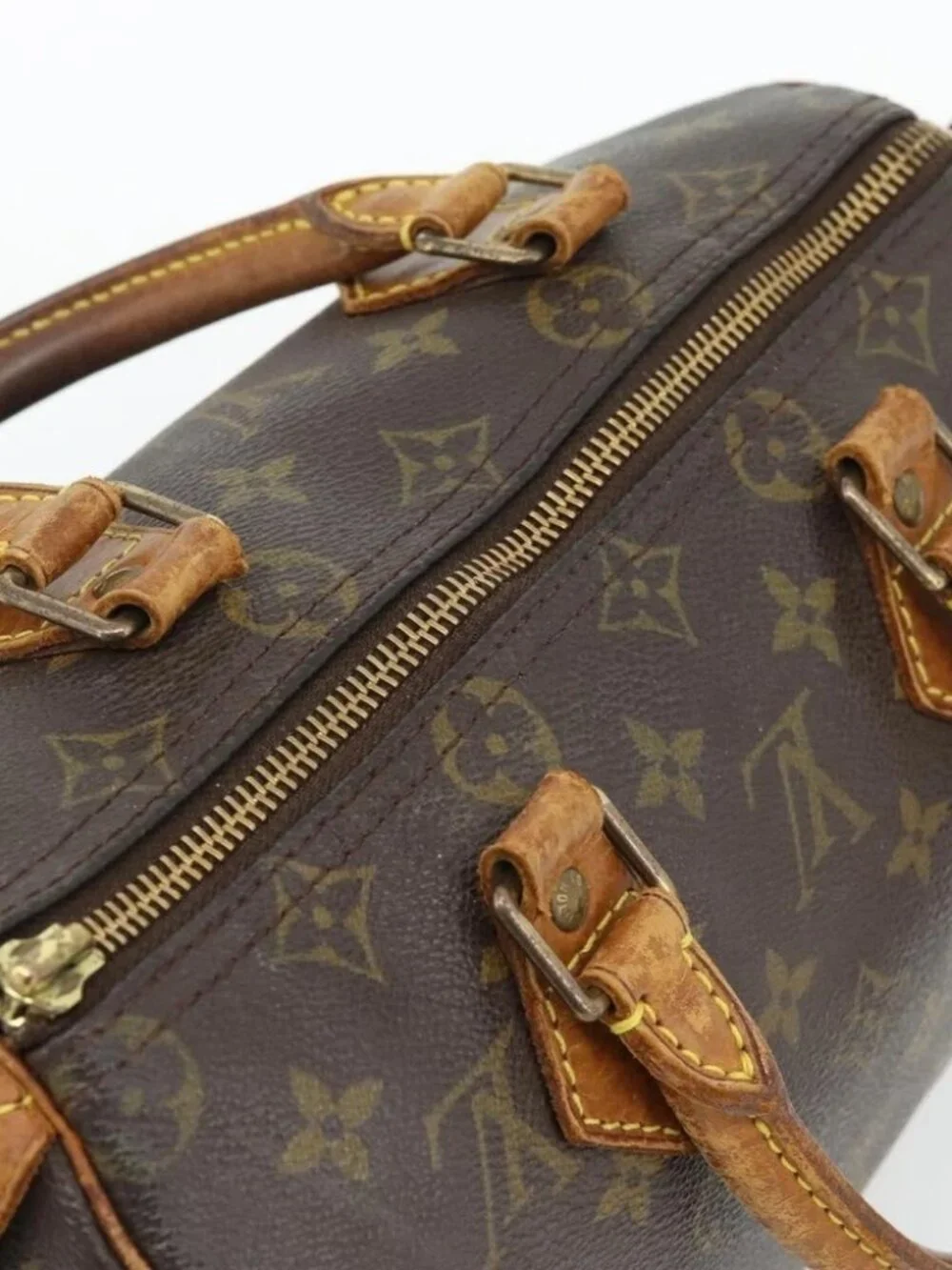 LOUIS VUITTON Monogram Speedy 25 Hand Bag M41528 LV Auth 180770